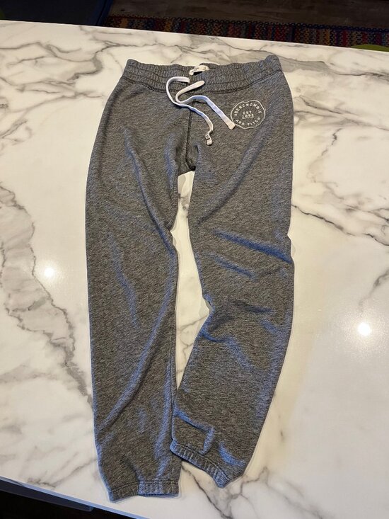 Abercrombie & Fitch Pants - Abercrombie & Fitch Vintage Heather Gray Joggers Sweatpants Heritage Patch Small